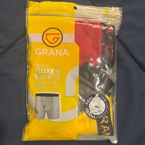 Grana Boys' Boxer Briefs - Red, Black, Yellow